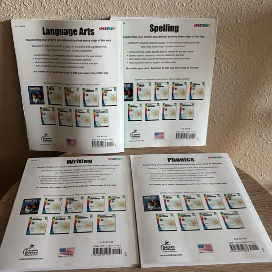 Spectrum Spelling, Grade 2