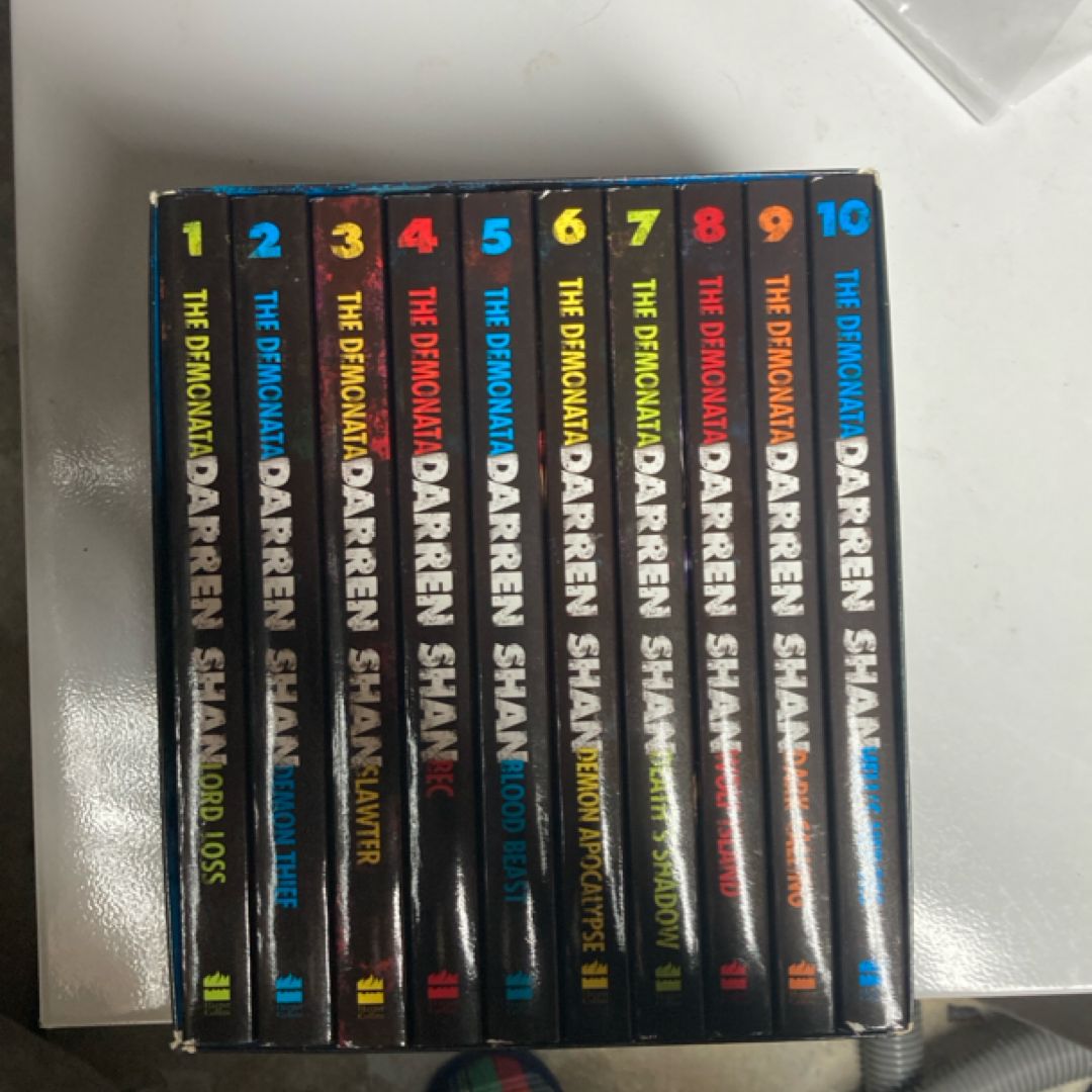 Darren Shan Demonata Collection Set Pack, 10 Books Set, (Bec, Blood Beast, Dark Calling, Death's Shadow, Demon Apocalypse, Demon Thief, Hell's Heroes, Lord Loss, Slawter, Wolf Island)