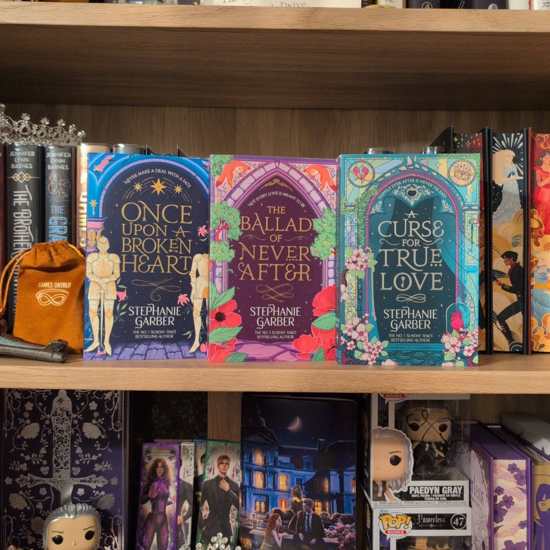 Stephanie Garber Once Upon a Broken Heart Series 3 Books Collection Set (Once Upon A Broken Heart, The Ballad of Never After, A Curse For True Love)