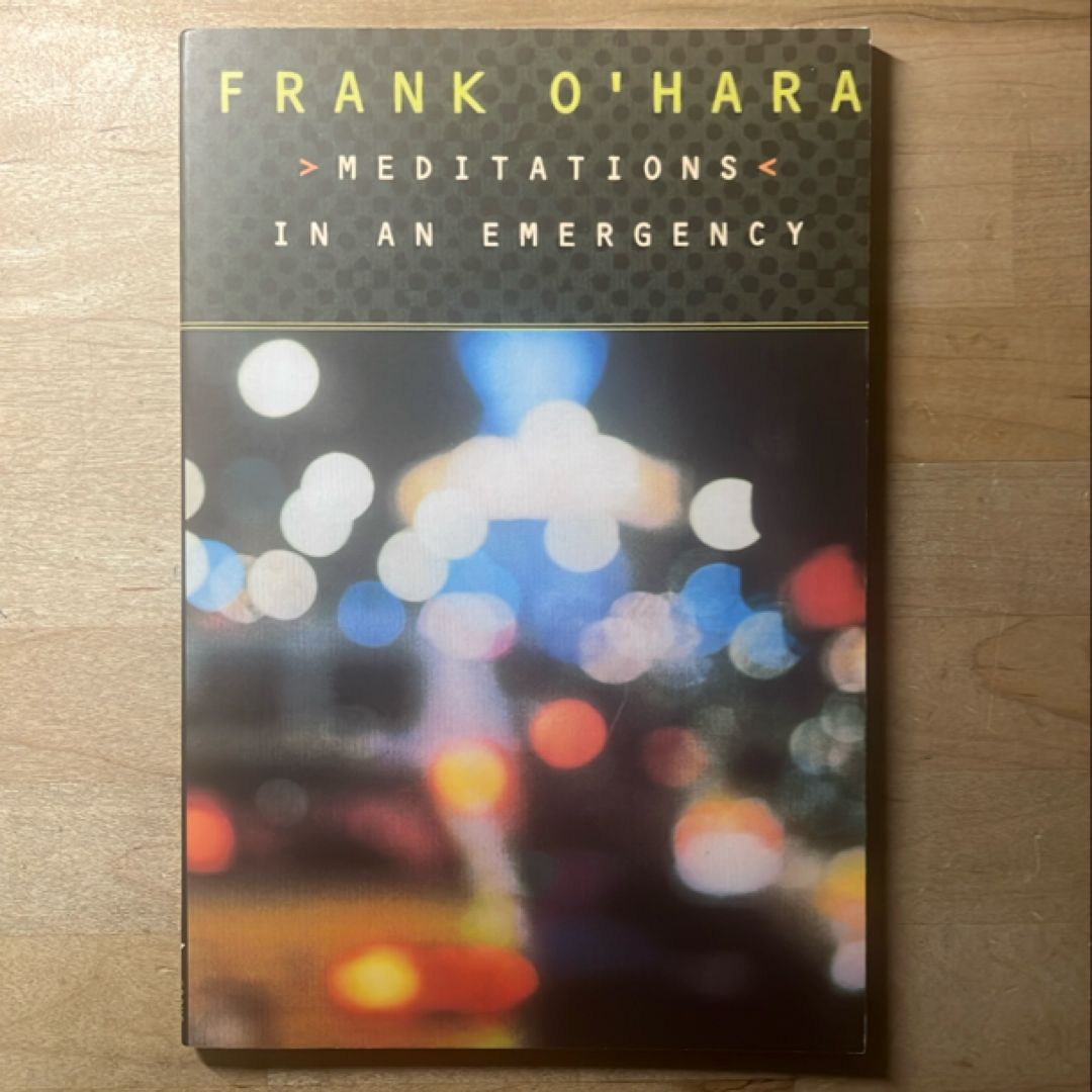 Meditations in an Emergency