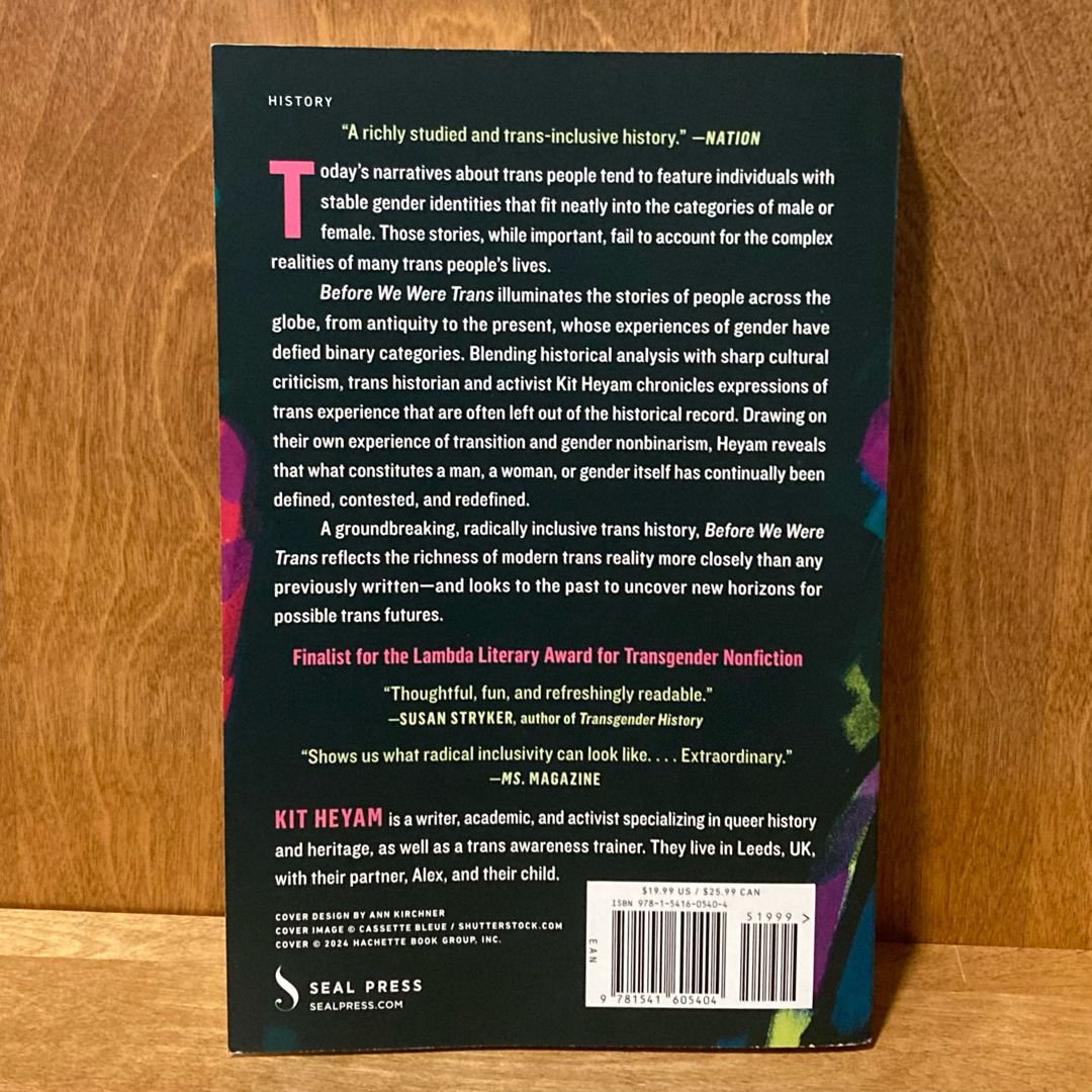 Before We Were Trans by Kit Heyam