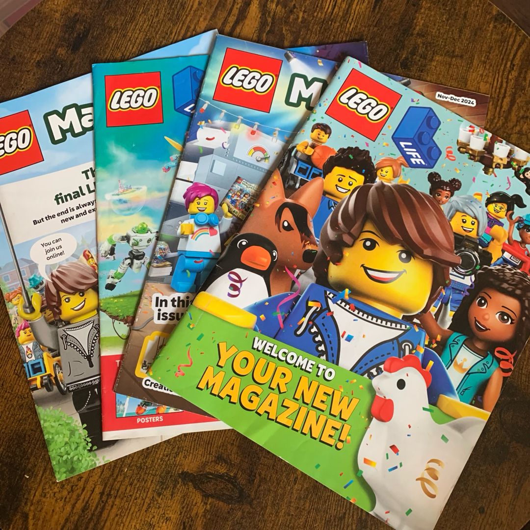 4 issues of LEGO Magazine