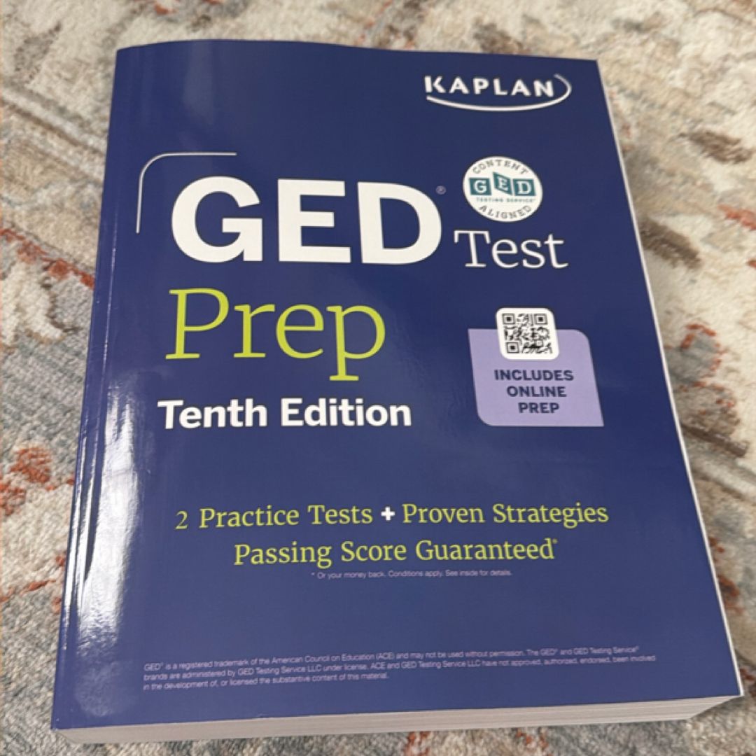 GED Test Prep, Tenth Edition (2026): Includes a Diagnostic Pretest, 2 Full Length Practice Tests, 1000+ Practice Questions, and 40+ Online Videos