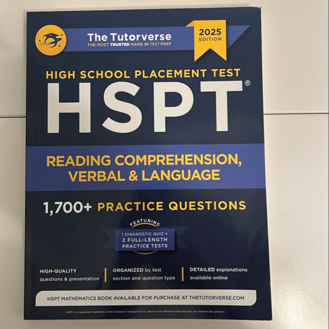 HSPT Reading Comprehension, Verbal, and Language by The Tutorverse