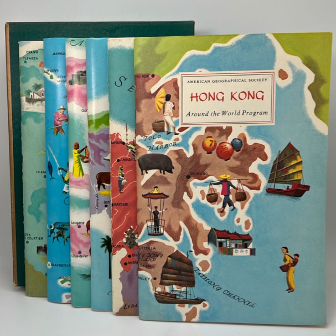 American Geographical Society Around The World Program Lot Hong Kong Turkey +