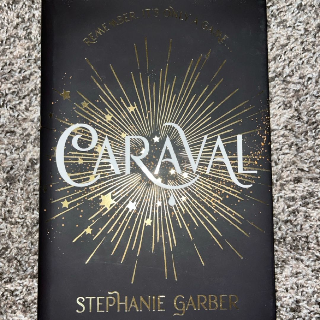Caraval UK 1st Edition Hidden Cover w/ Dress