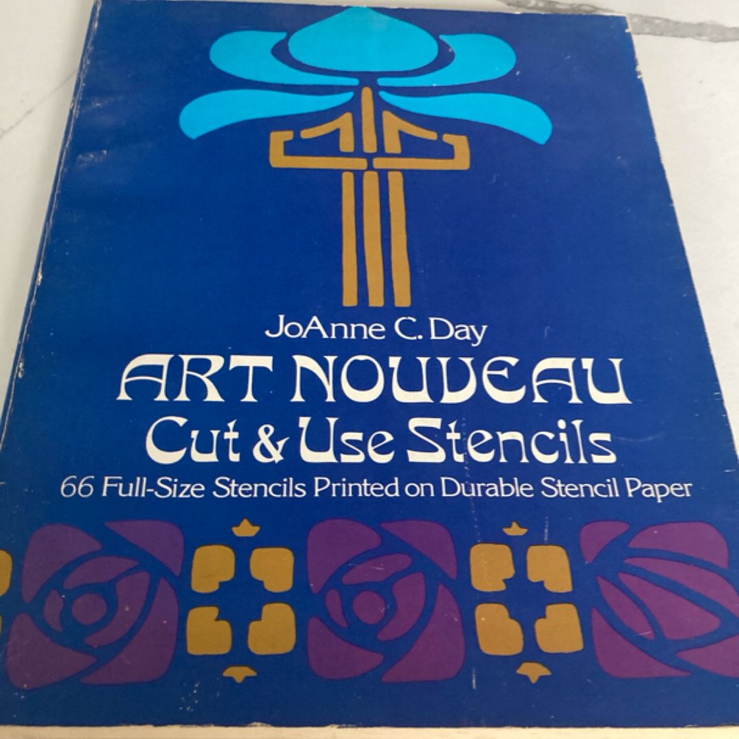 Art Nouveau Cut and Use Stencils