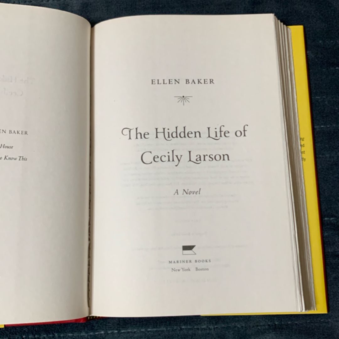 The Hidden Life of Cecily Larson (1st ed., new)