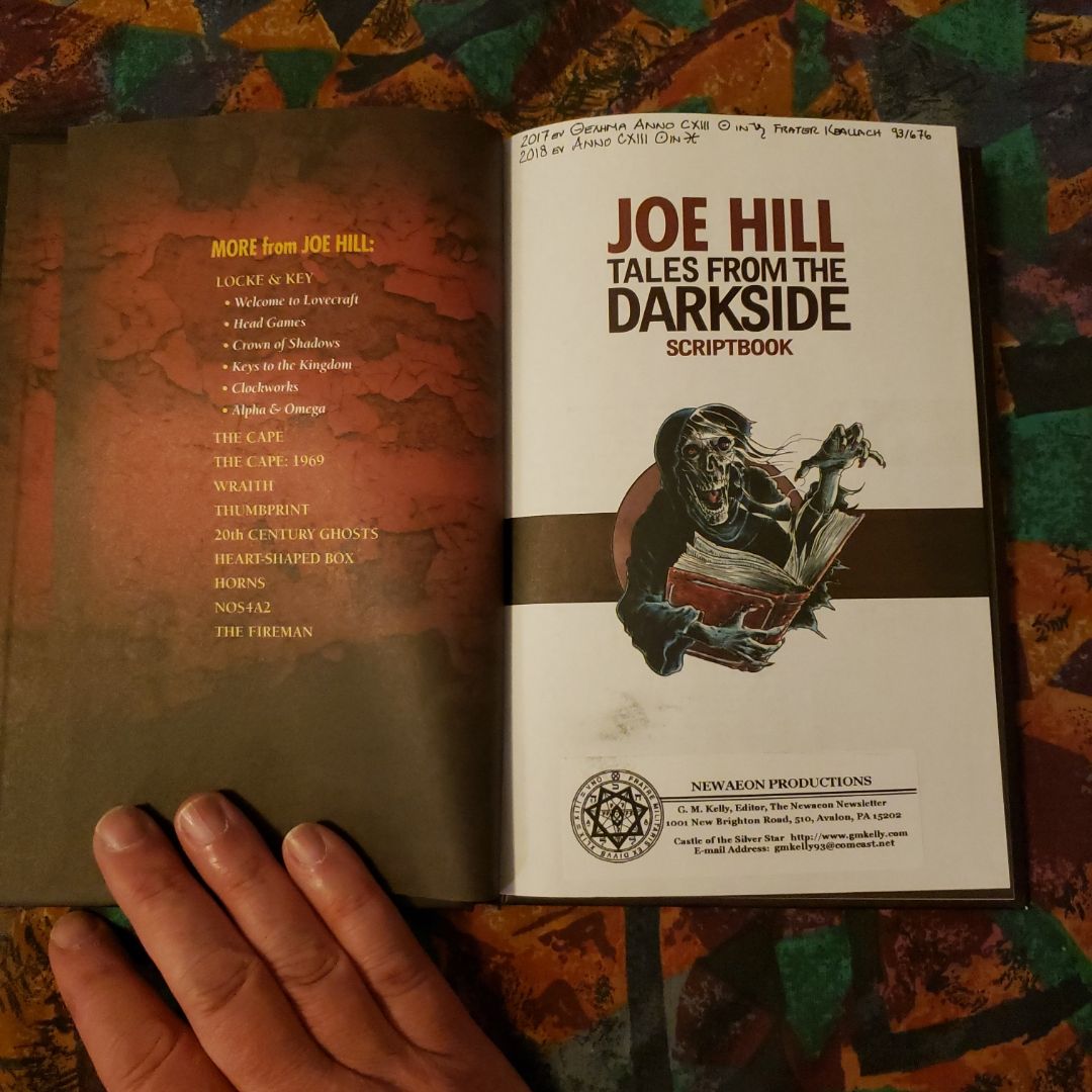 Tales from the Darkside: Scripts by Joe Hill