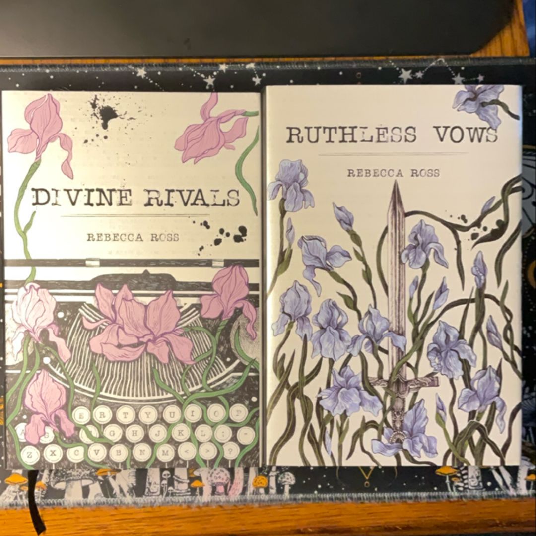 Divine Rivals (Signed) and Ruthless Vows (Unsigned) Exclusive Owlcrate Editions