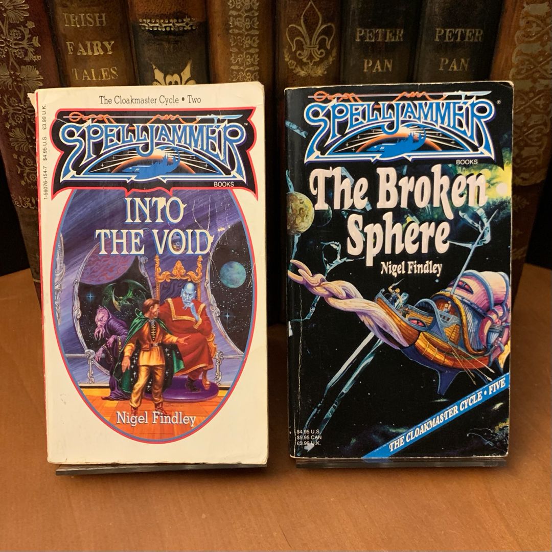 Spelljammer: The Cloakmaster Cycle 2 & 5: Into the Void, The Broken Sphere, First Edition First Printing
