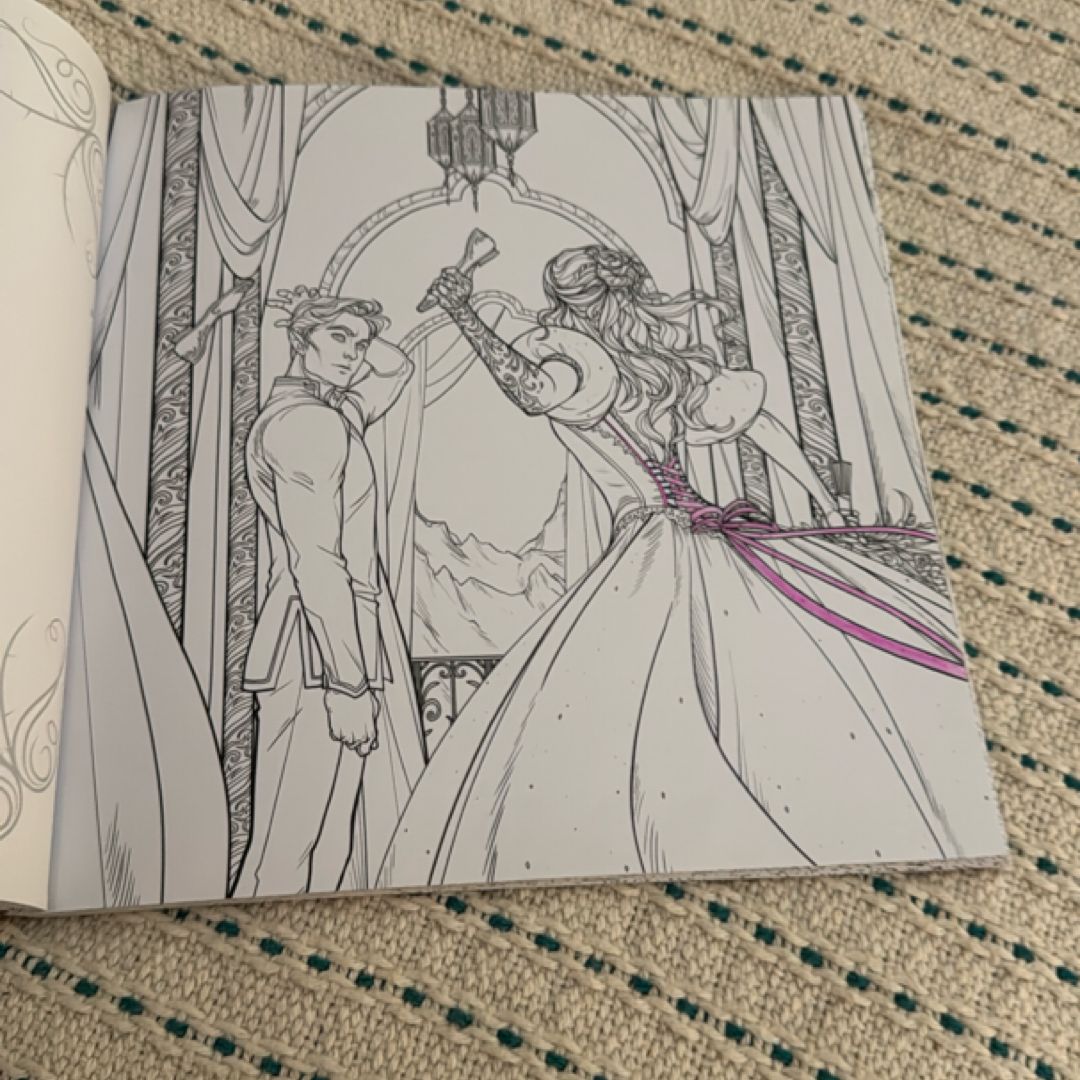 A Court of Thorns and Roses Coloring Book