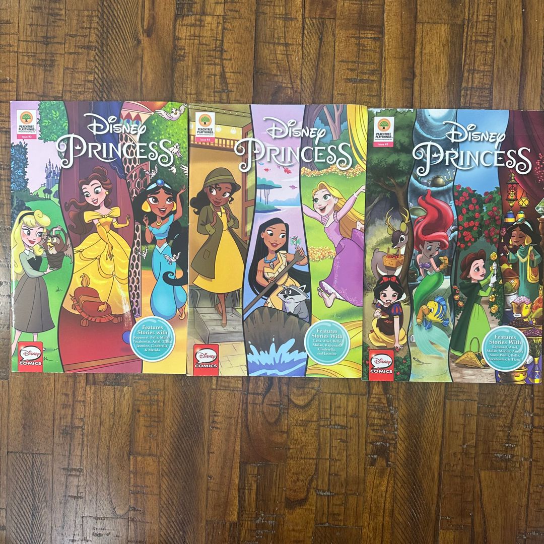 NEW! Lot of 3 Disney Comics Princess Issues 3, 4 & 5