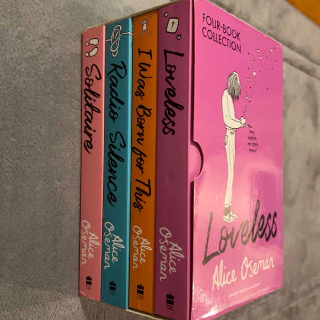 Alice Oseman Four-Book Collection Box Set (Solitaire, Radio Silence, I Was Born for This, Loveless)