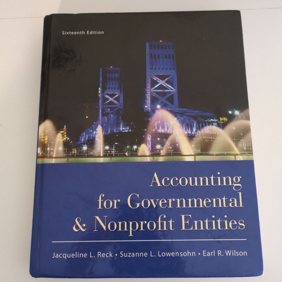 Accounting for Governmental and Nonprofit Entities