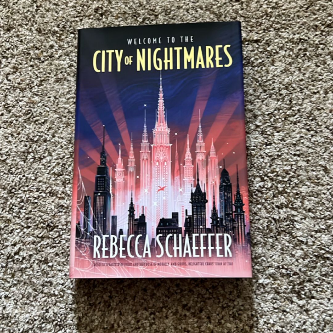 City of Nightmares by Rebecca Schaeffer Signed Fairyloot Edition