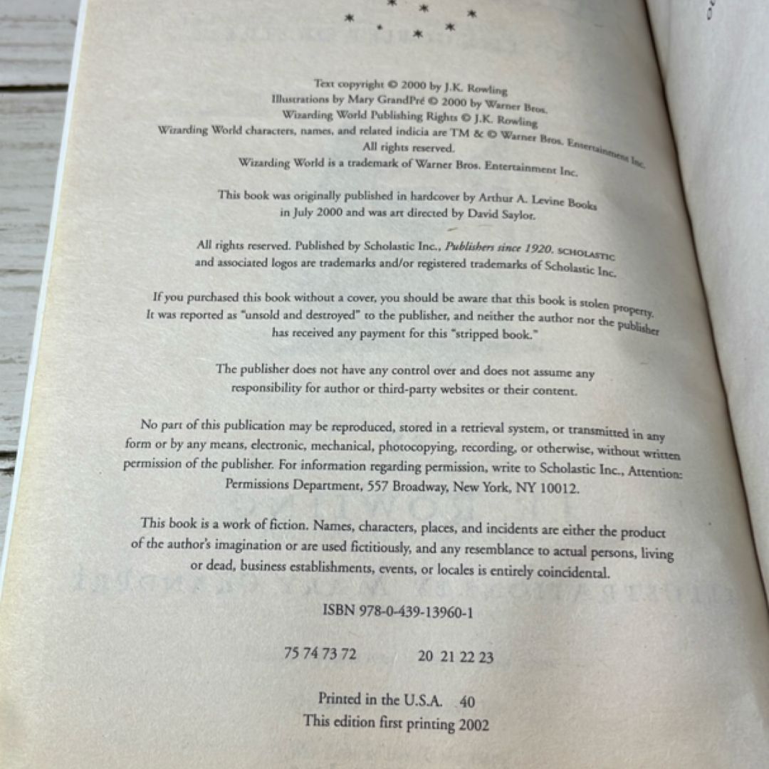 Harry Potter and the Goblet of Fire