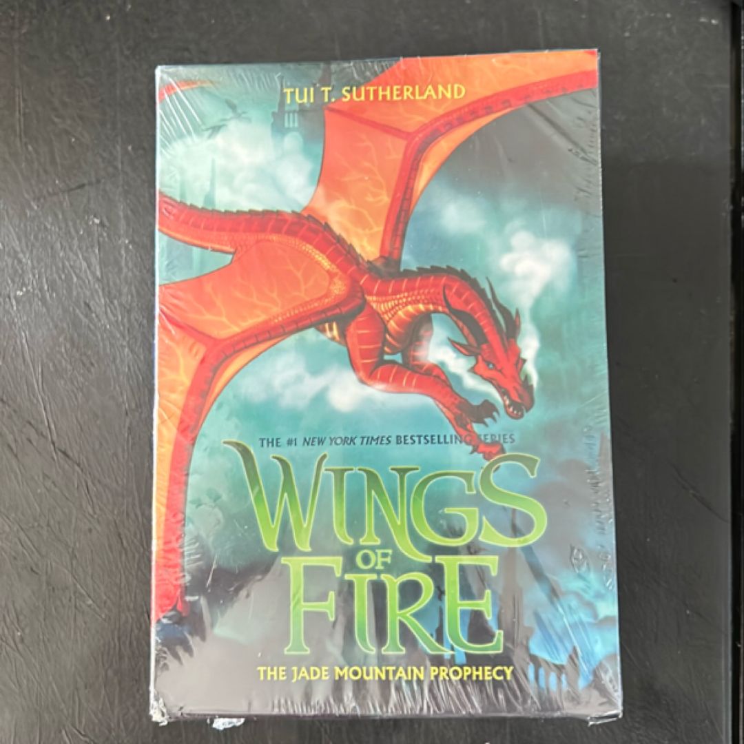 Wings of Fire The Jade Mountain Prophecy 5 Books (6-10) By Tui T. Sutherland (Darkness Of Dragons, Talons Of Power, Escaping Peril, Winter Turning & Moon Rising)