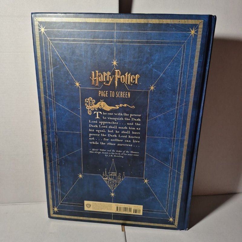 Harry Potter Page to Screen