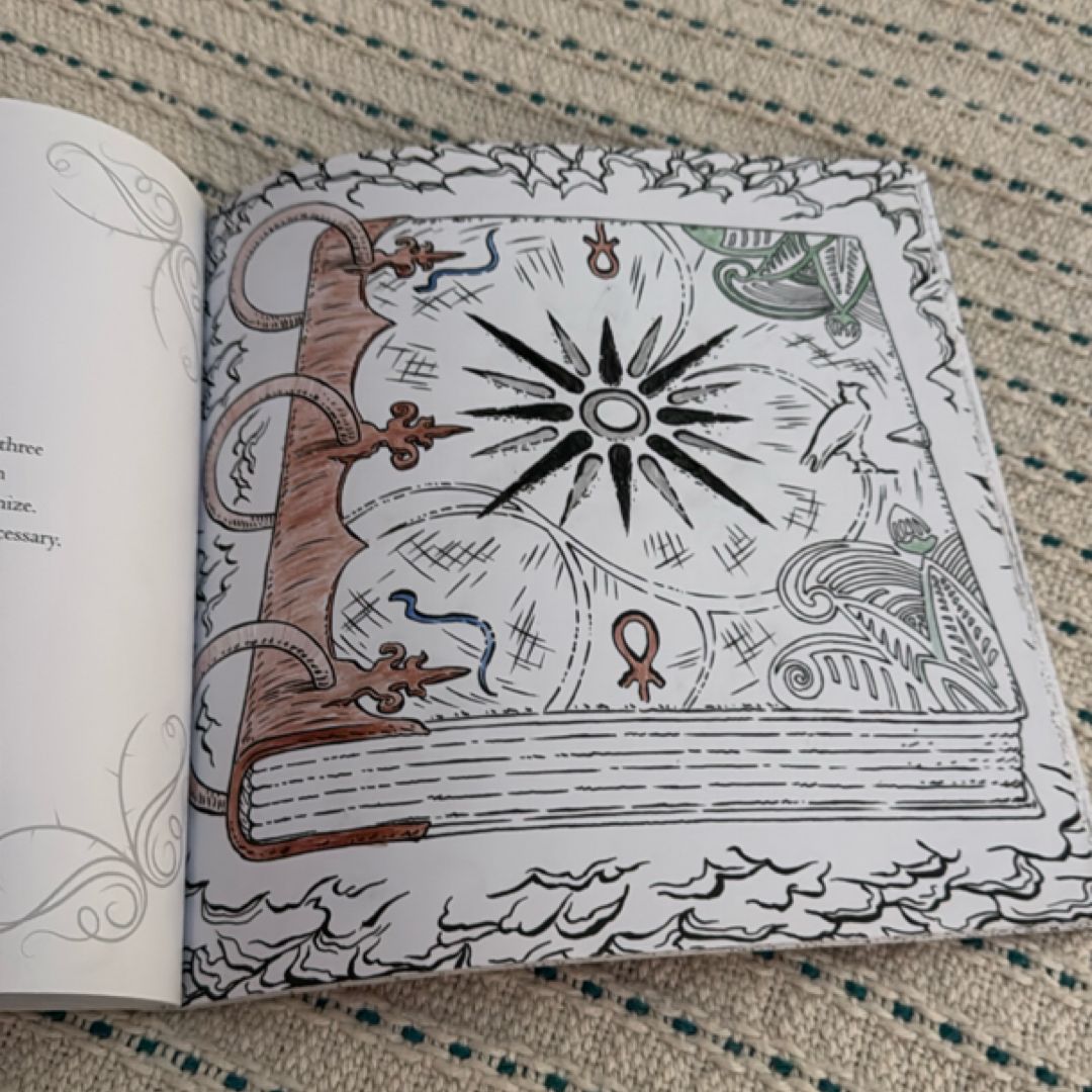 A Court of Thorns and Roses Coloring Book