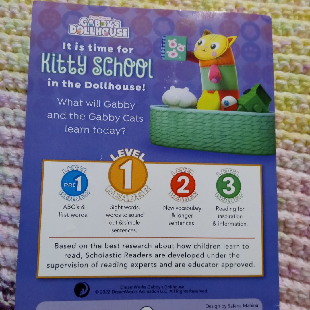 Kitty School (Gabby's Dollhouse: Scholastic Reader, Level 1) (Media Tie-In)
