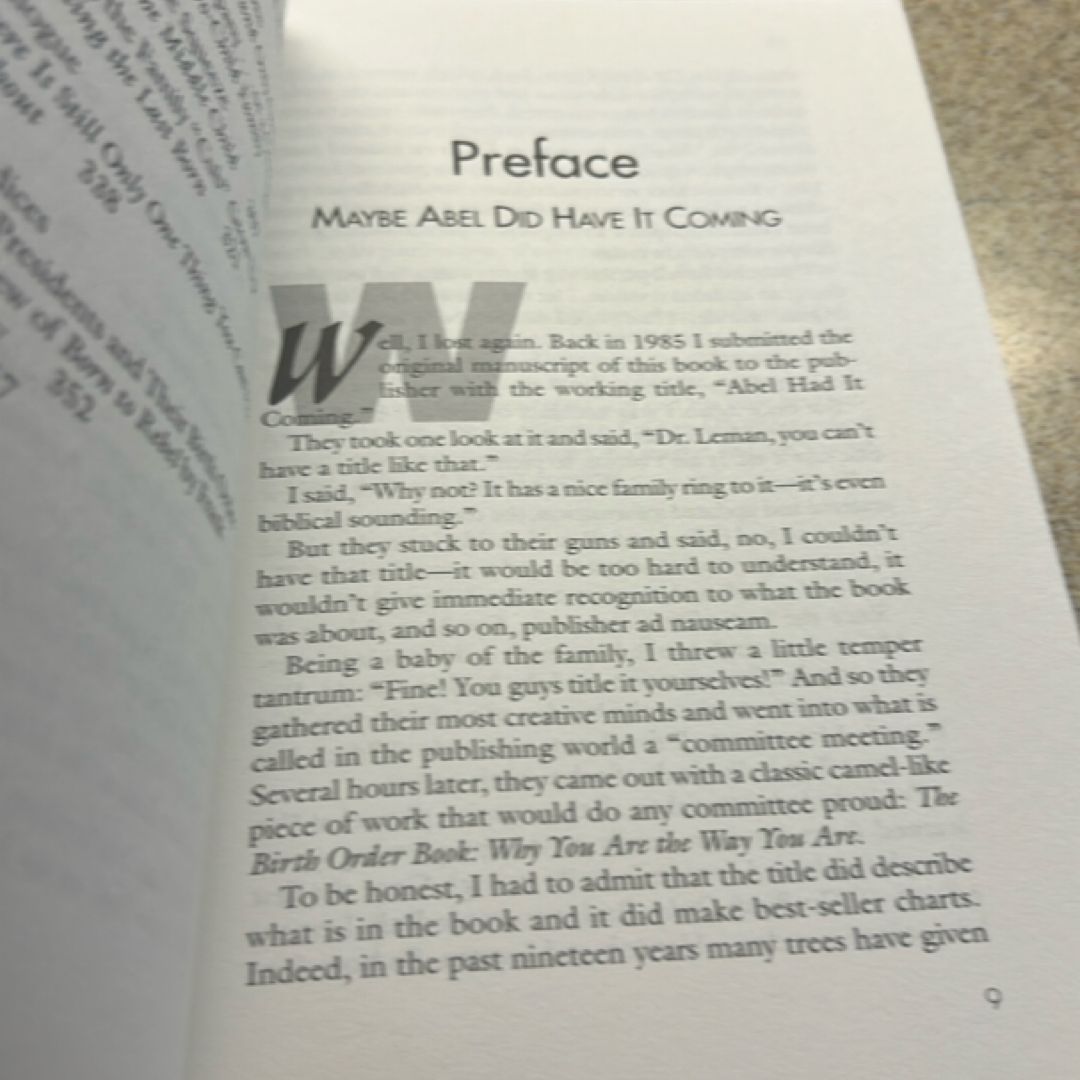 The Birth Order Book