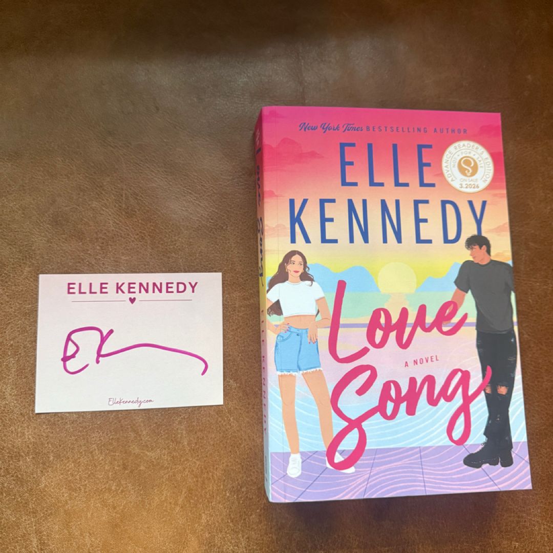 Signed Love Song ARC Elle Kennedy advanced readers copy
