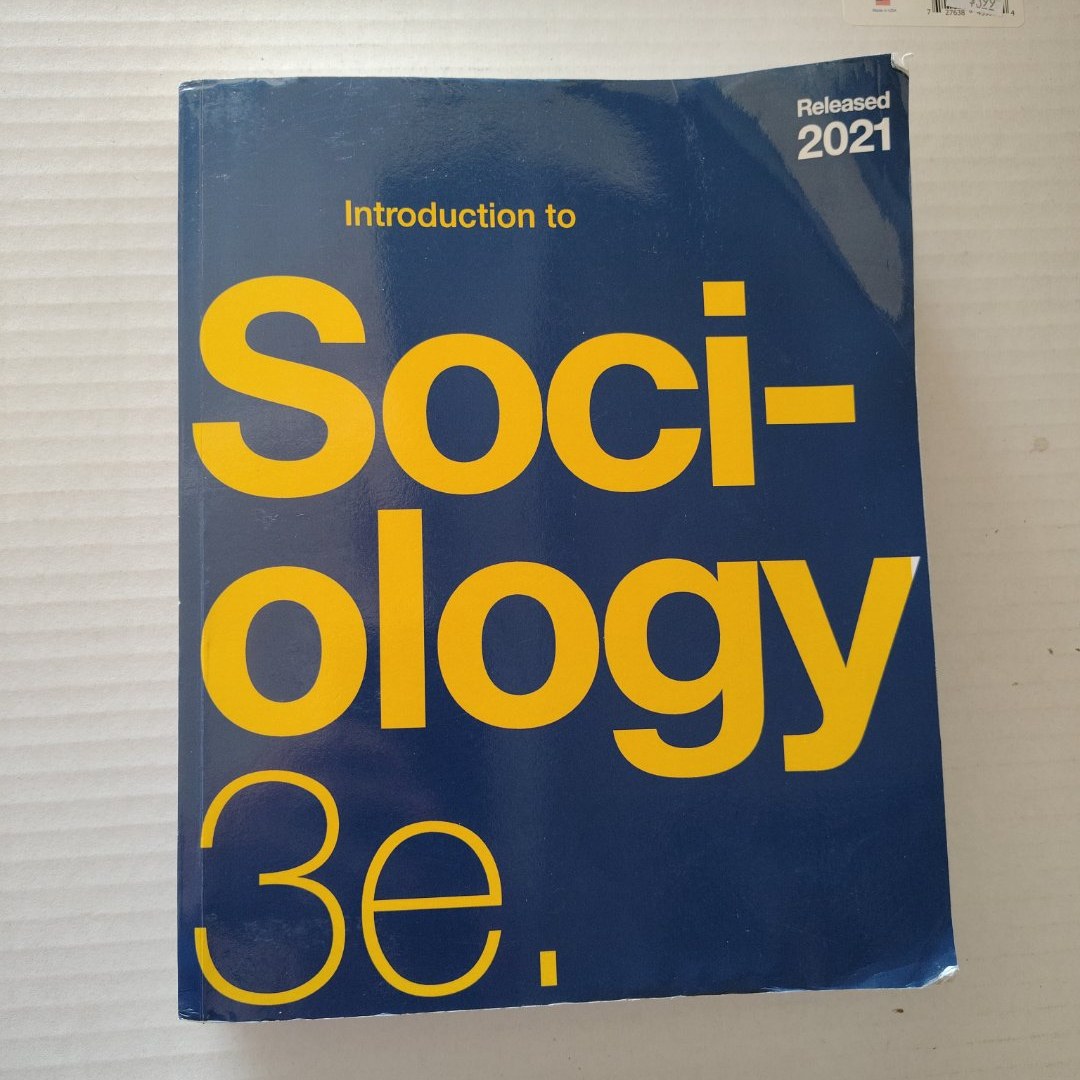 Introduction to Sociology 3e