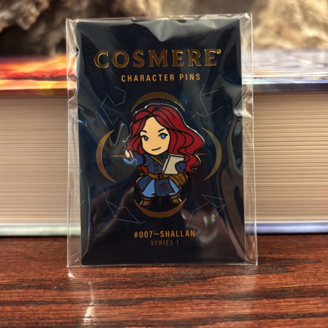Cosmere character pin: Shallan (series 1, #007) by Brandon Sanderson ...