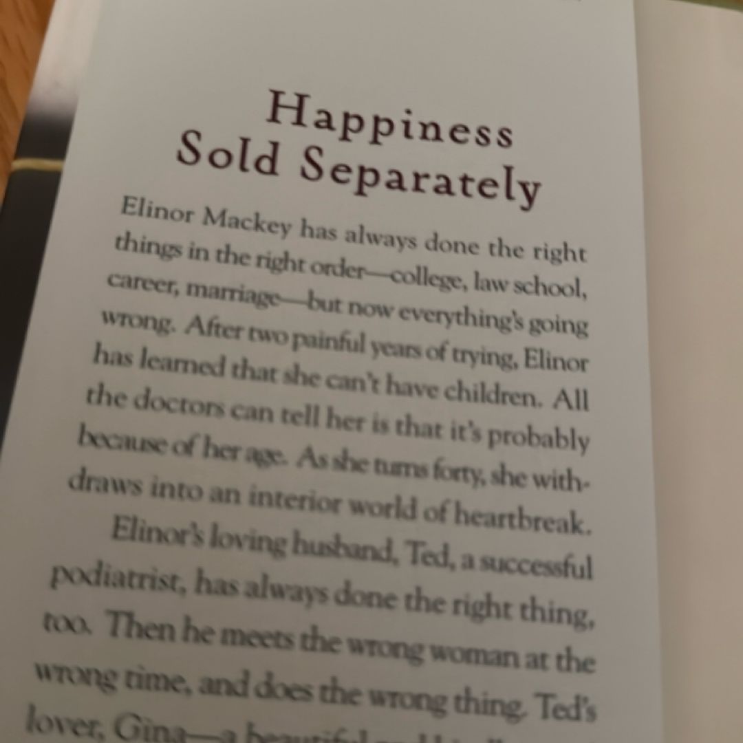 Happiness Sold Separately