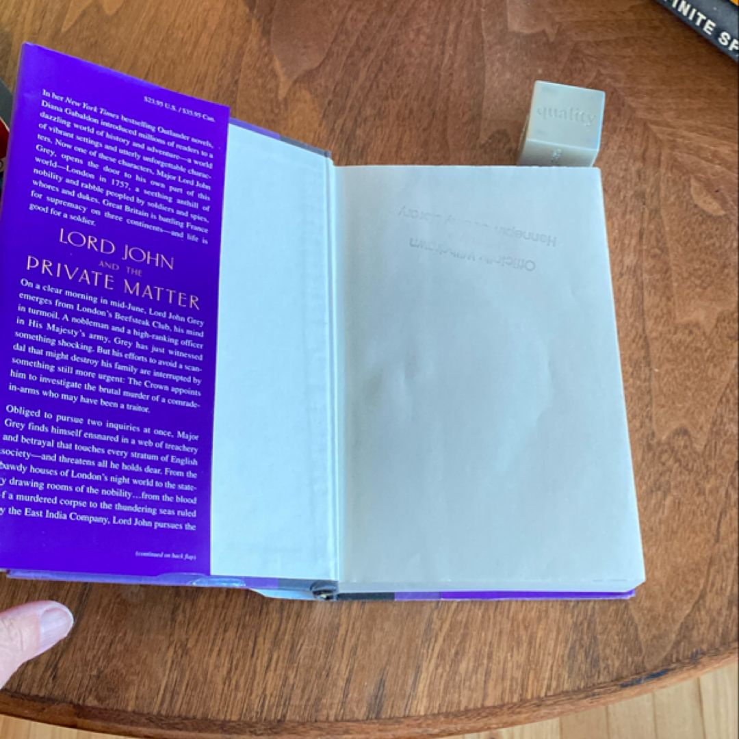 Lord John and the Private Matter