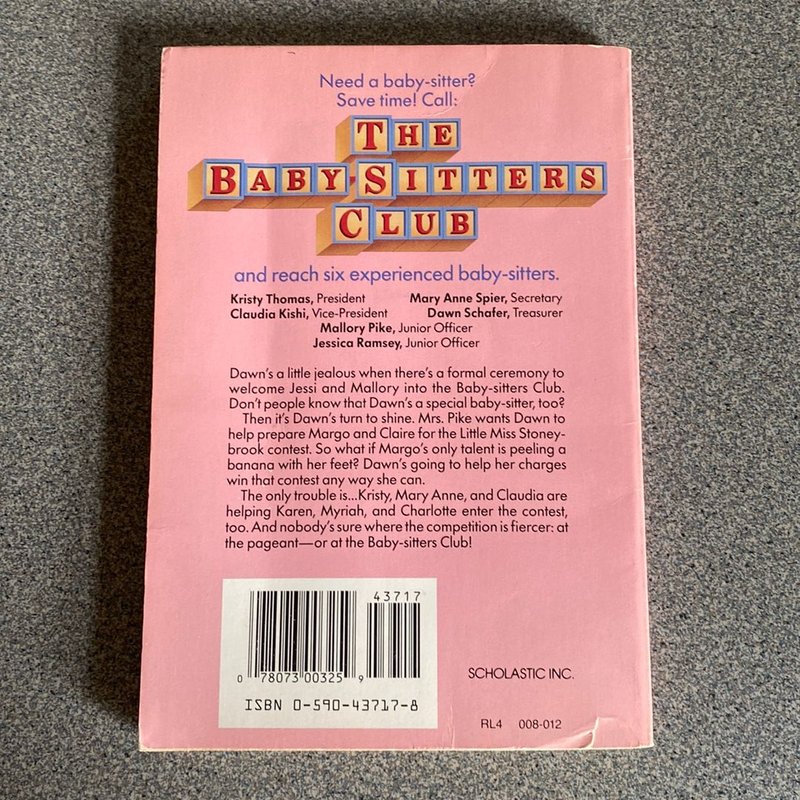 Little Miss Stoneybrook... and Dawn