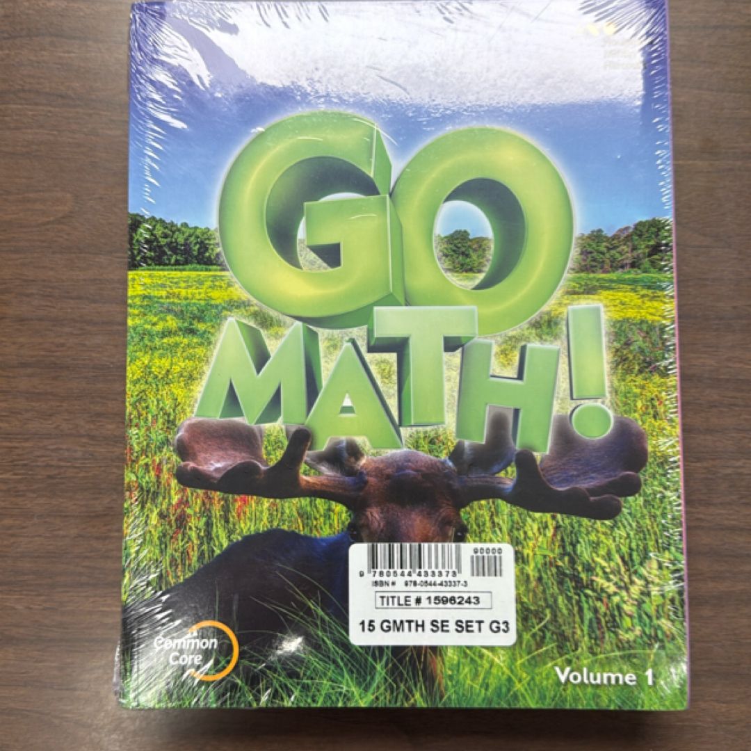 Grade 3 2015 go math two volume student edition set