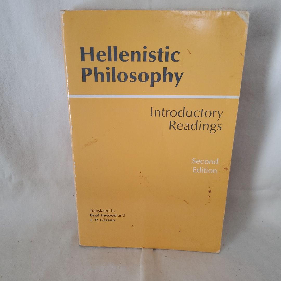 Hellenistic Philosophy