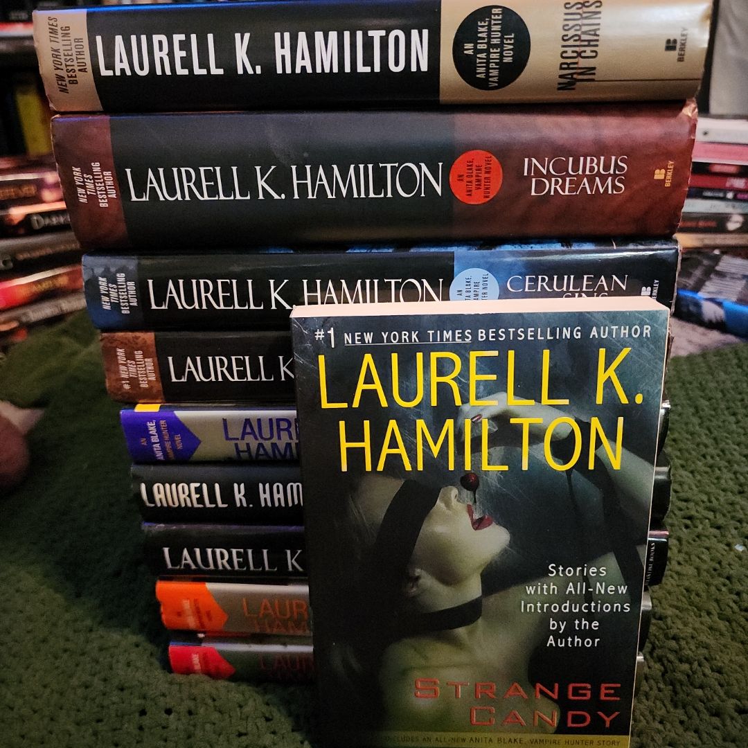 Strange Candy Laurell K Hamilton 10 lot Hardcover  New
