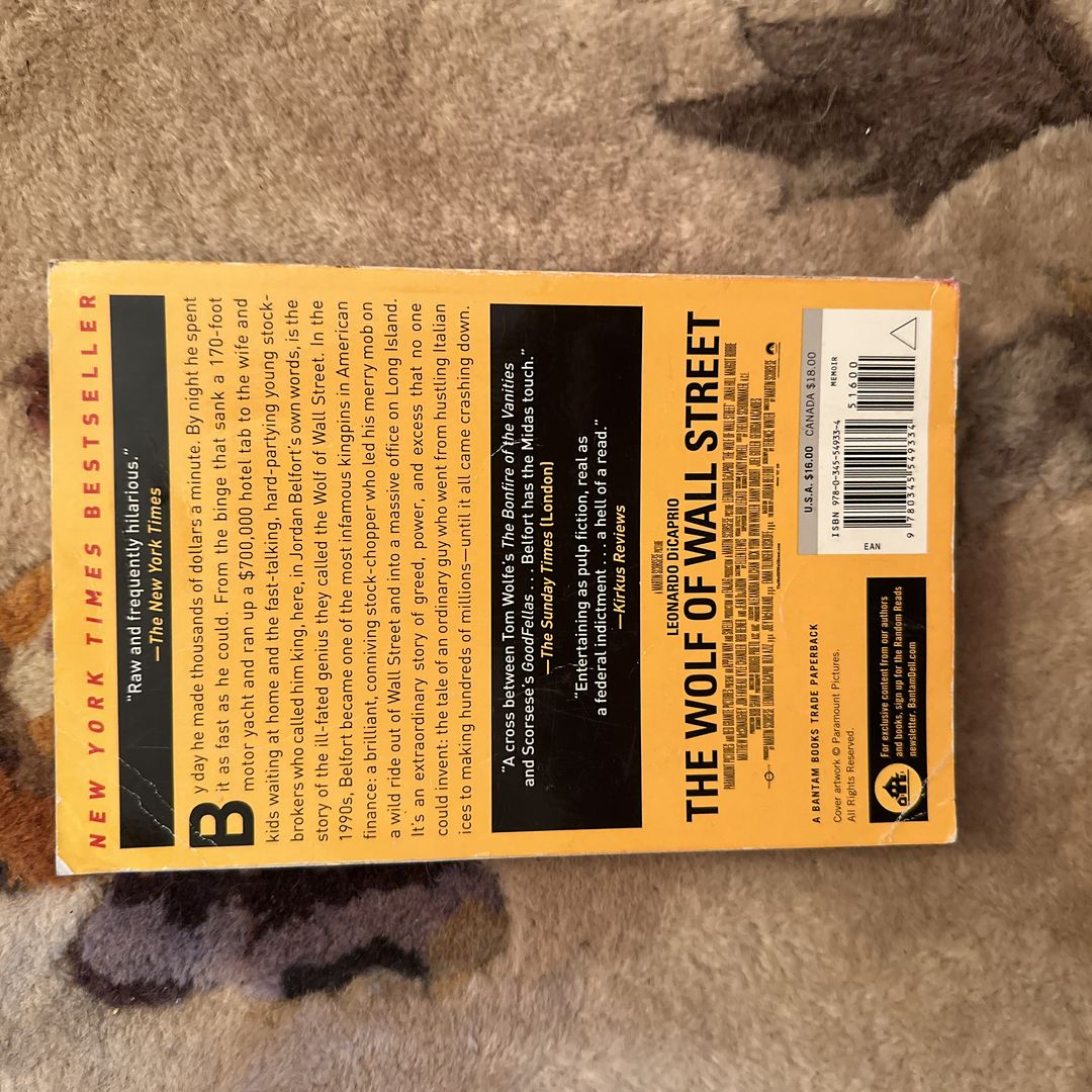 The Wolf of Wall Street (Movie Tie-In Edition)