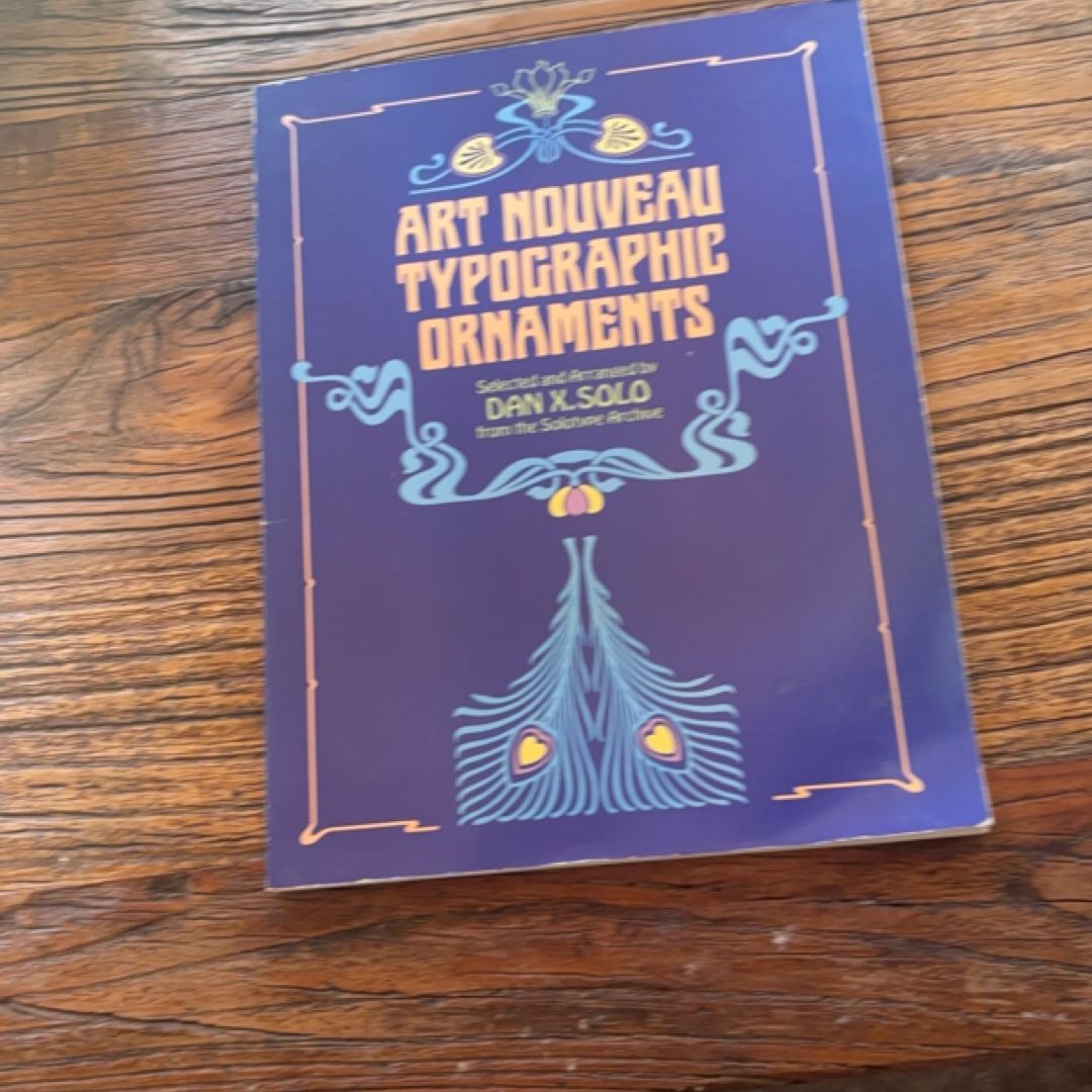 Art Nouveau Typographic Ornaments