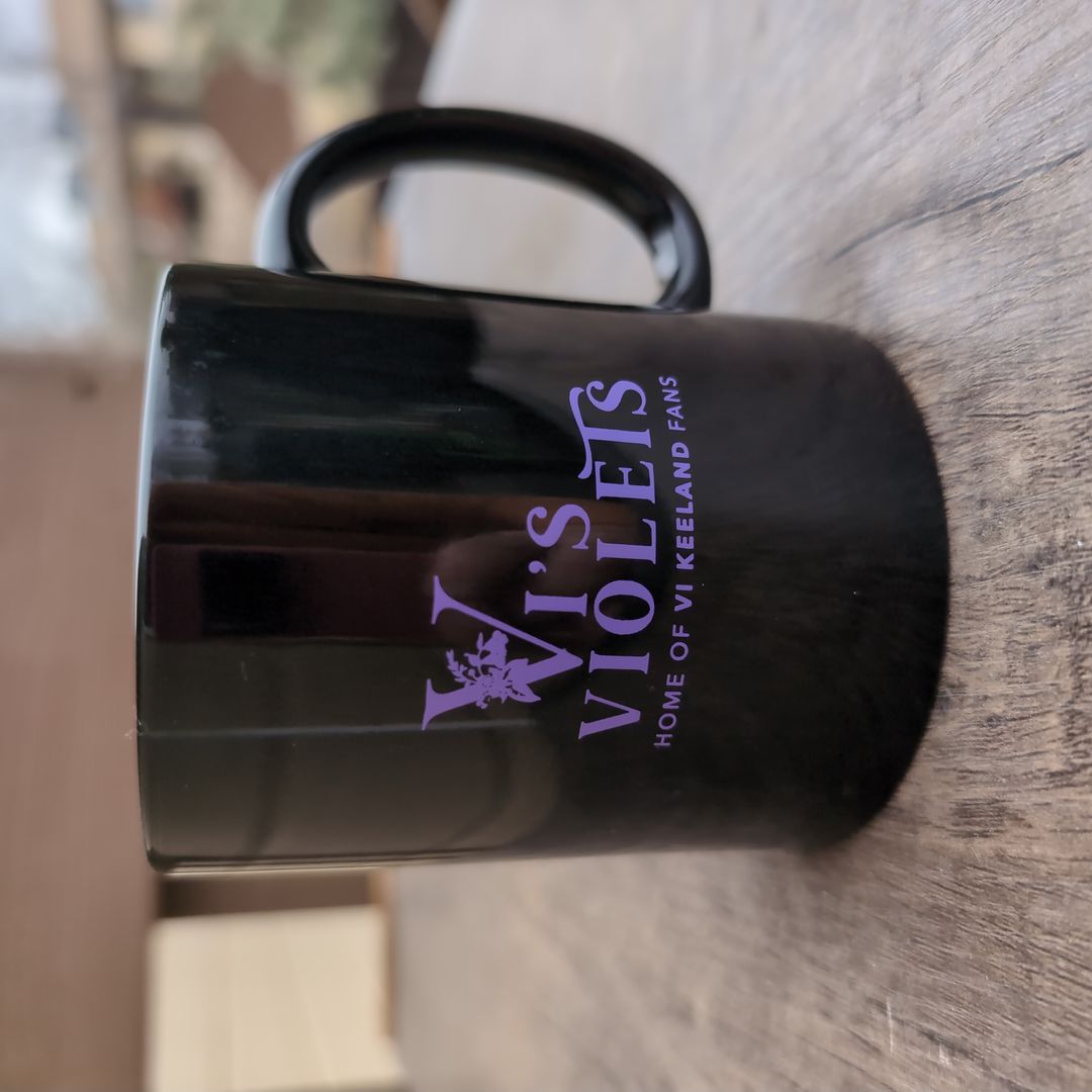 Vi's Violets mug 