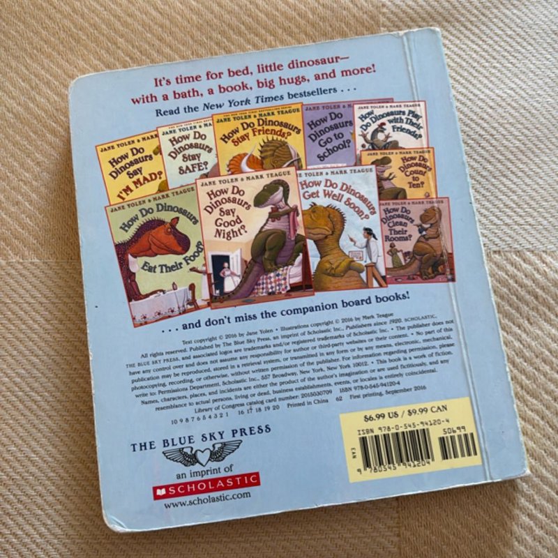 How Do Dinosaurs Go to Sleep?