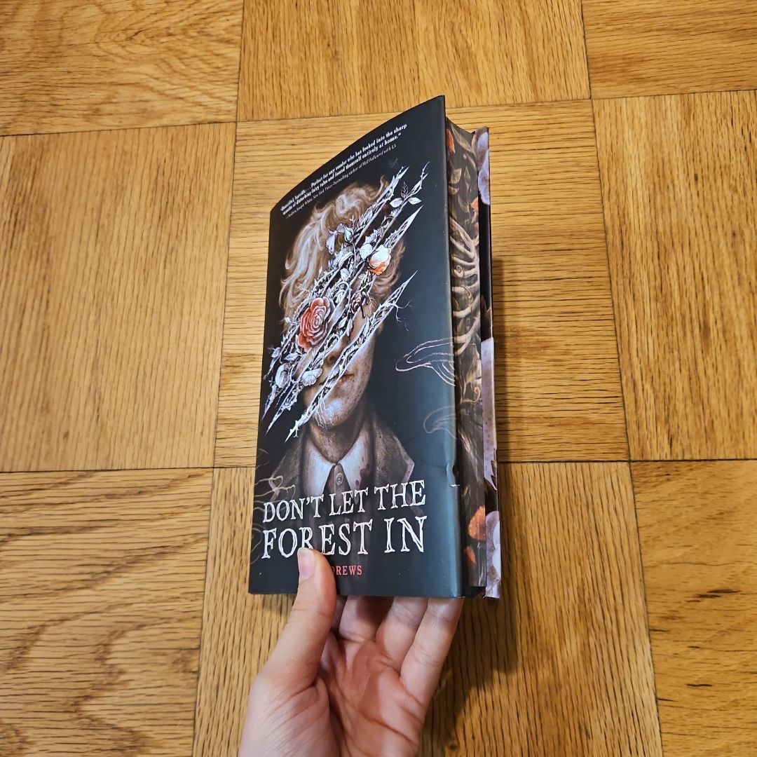 Extremely Rare. Custom Sprayed Edge Don't Let the Forest in Hardcover CG Drews
