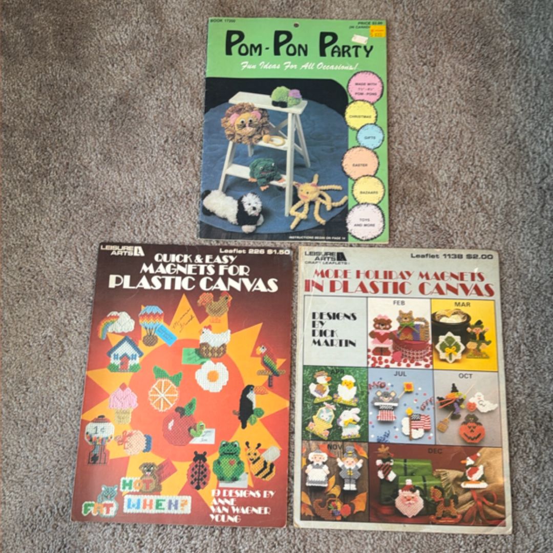 Craft Bundle: Pom-Pom Party & Plastic Canvas