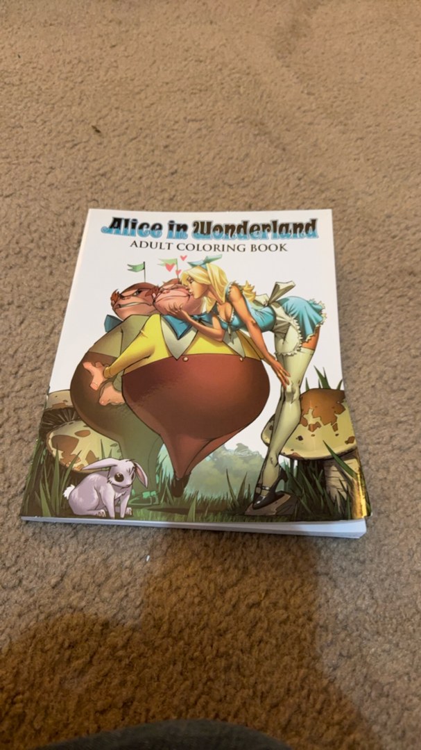 Alice in Wonderland Adult Coloring Book