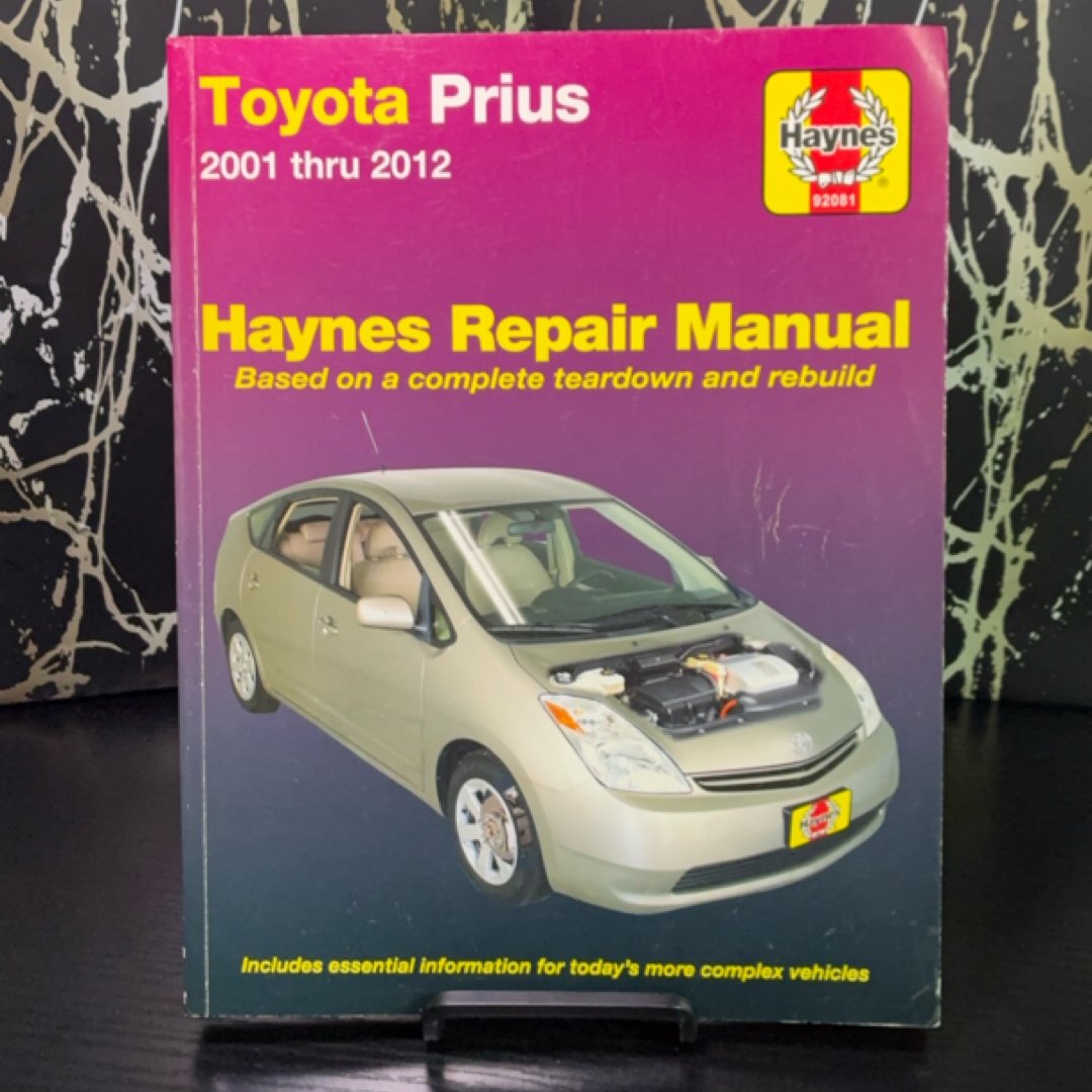 Toyota Prius 2001 Thru 2012 Haynes Repair Manual