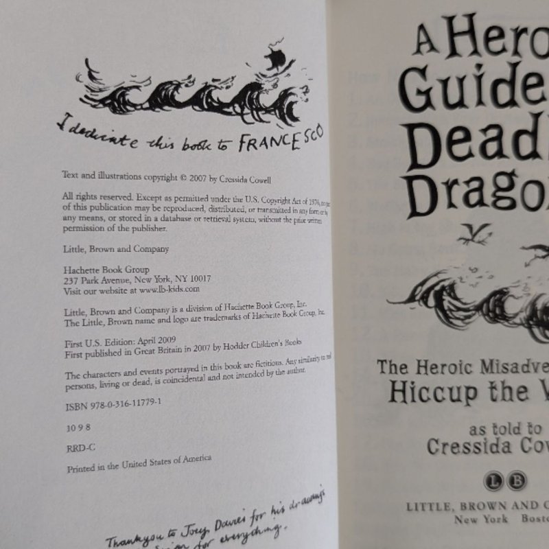 A How to Train Your Dragon: a Journal for Heroes