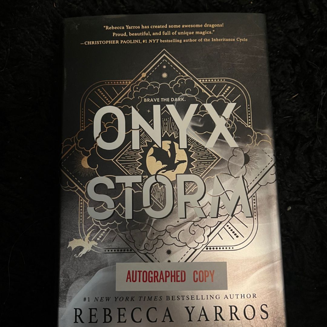 SIGNED Onyx Storm 
