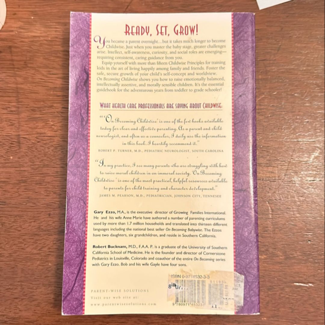 On Becoming Childwise