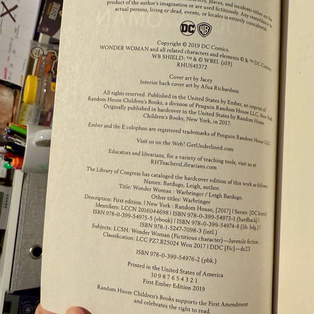 *Sprayed Edges* Wonder Woman: Warbringer