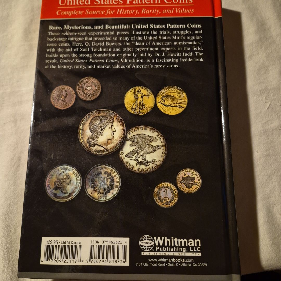 United States Pattern Coins by J. H. Judd