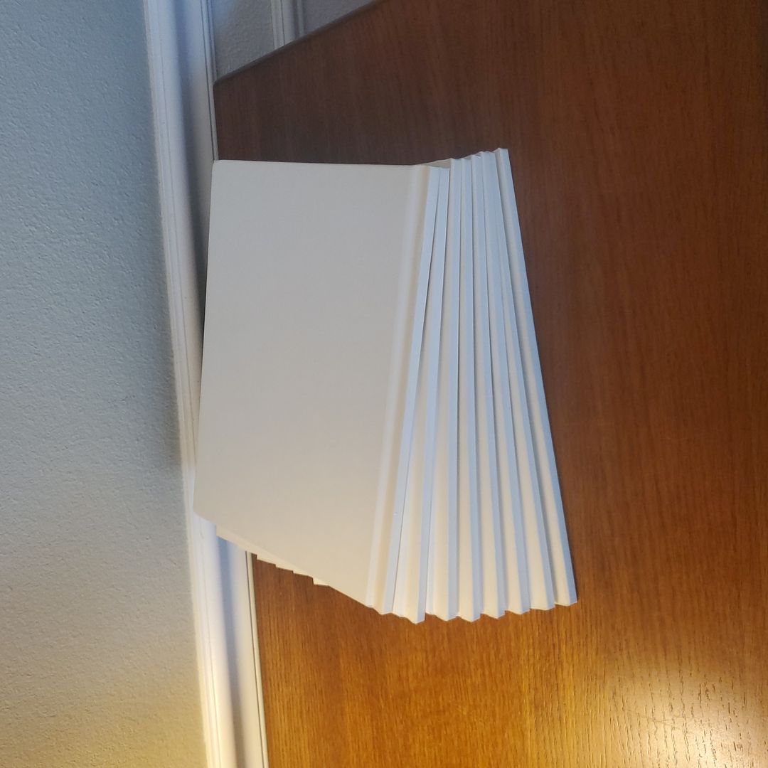 8 Hard Cover Blank Books 14 sheets 8.5" x 11"