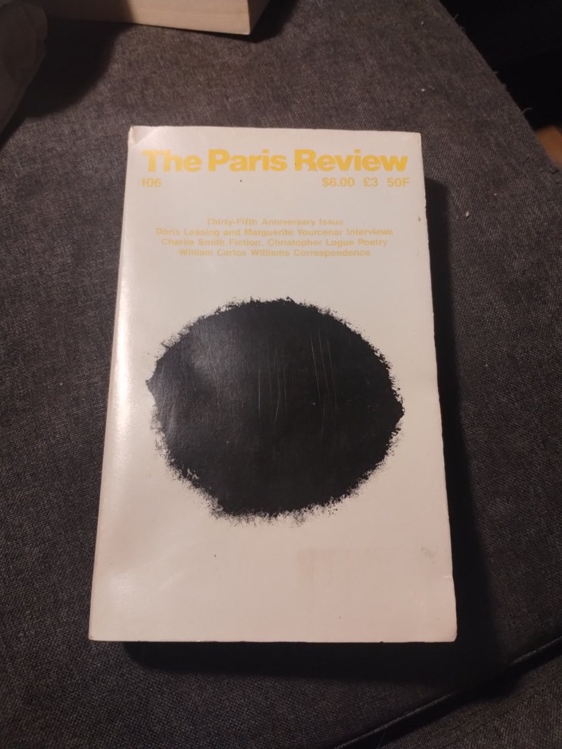 Paris Review 106 Fall 1985 